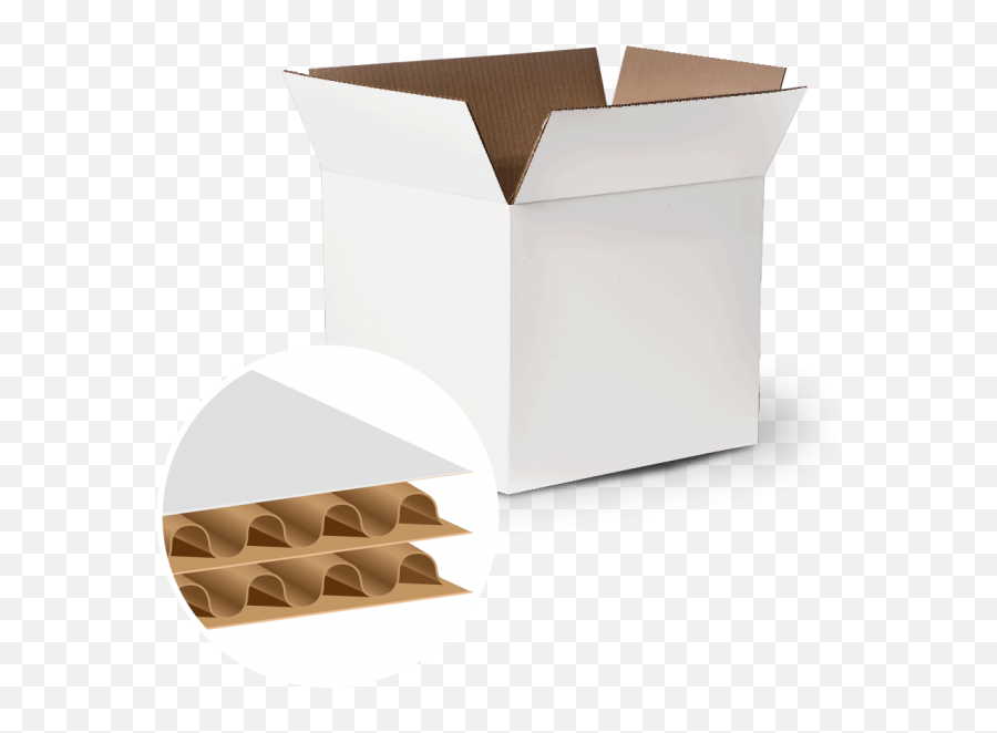 White Cardboard Boxes Customisable Sizes U0026 Prints - Ccp Plywood Png,Cardboard Box Transparent