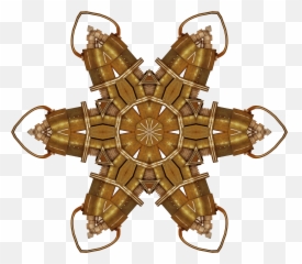 3d Object Turned Into A Kaleidoscope With Mirror Lab - Asterisk Gray Icon Png,Kaleidoscope Png
