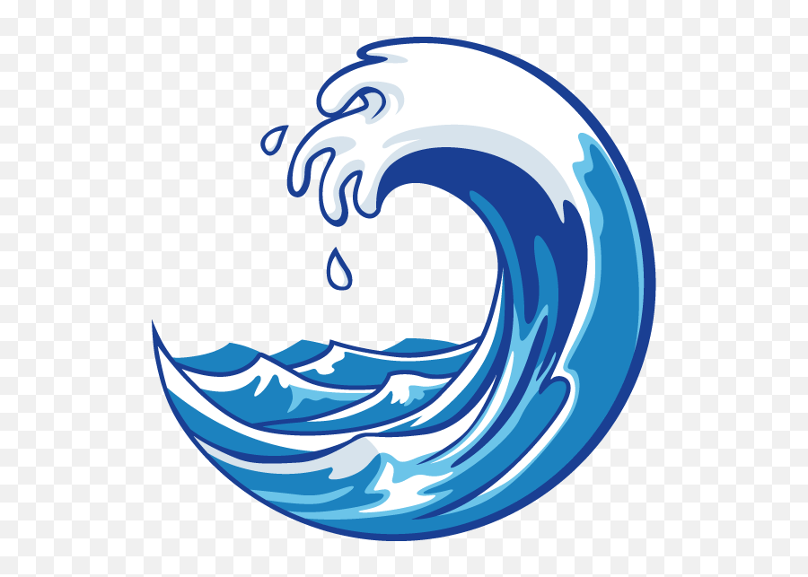 Download Waves - Tidal Wave Clip Art Png,Cartoon Wave Png