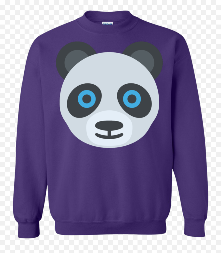 Panda Face Emoji Sweatshirt - Portable Network Graphics Png,Panda Face Png