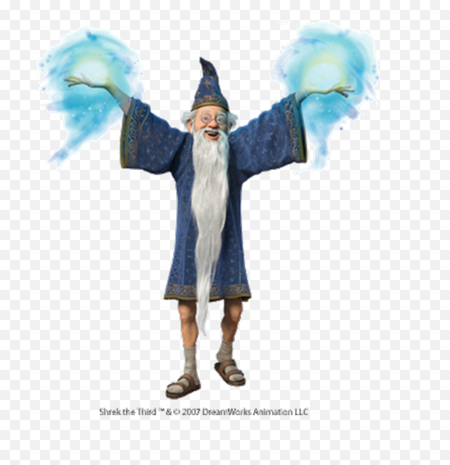 Merlin - Wizard In Shrek 3 Transparent Png Original Size Wizard From Shrek 3,Shrek Transparent Background