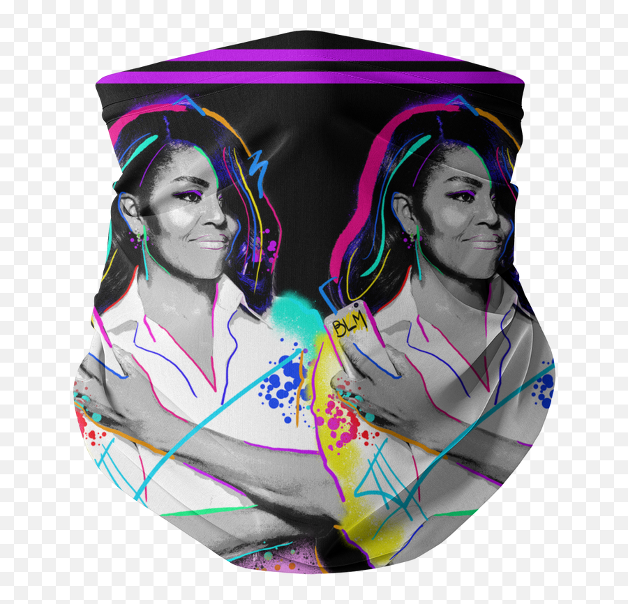 Fierce Political Women Michelle Obama Fashion Neck Gaiter Face Covering For Adult Png Obama Face Png Free Transparent Png Images Pngaaa Com - roblox i know you will miss obama