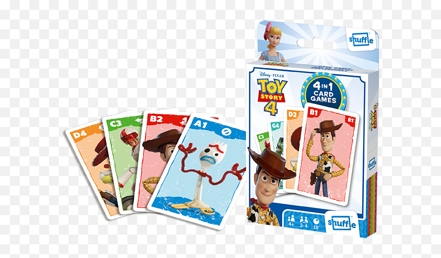 Shuffle Card Games - Cards Toy Story 4 Png,Toy Story Characters Png