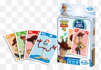 Shuffle Card Games - Cards Toy Story 4 png