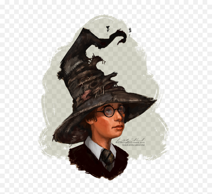 Sorting Hat Harry Potter Illustration - Harry Potter Sorting Hat Art Png,Sorting Hat Png