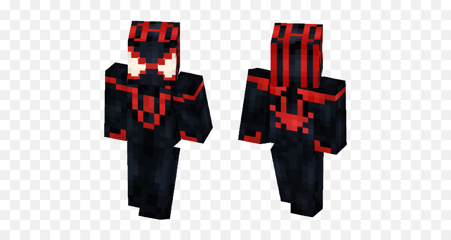 Miles Morales Minecraft Skin - Lisa The Painful Minecraft Skin Png,Miles Morales Spiderman Logo