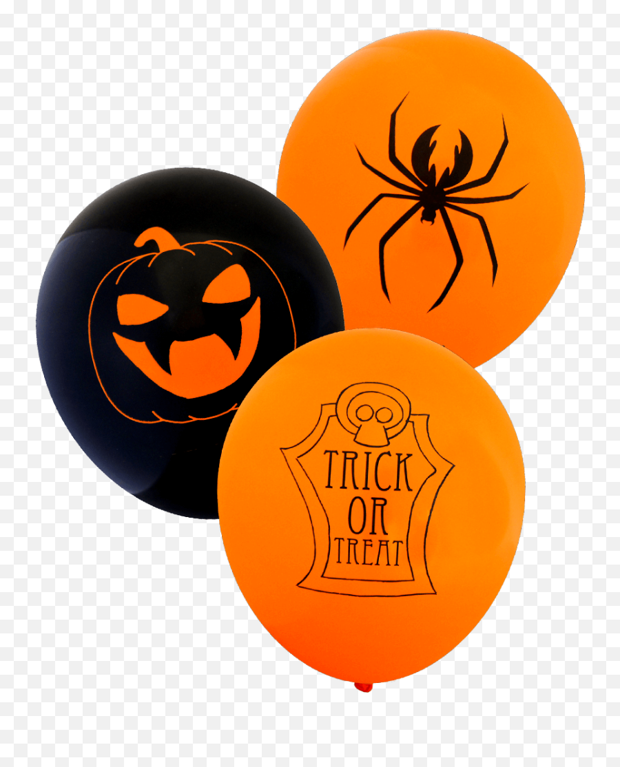Png Orange And Black Balloons Image - Black And Orange Halloween Balloons,Black Balloons Png