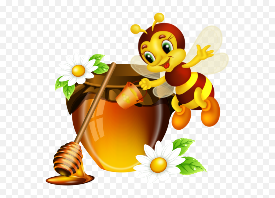 Pin By Salariu Oana - Honey Bee With Jar Png,Honey Logo