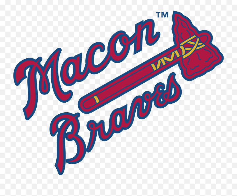Macon Braves Logo Png Transparent - Macon Braves Logo,Atlanta Braves Png