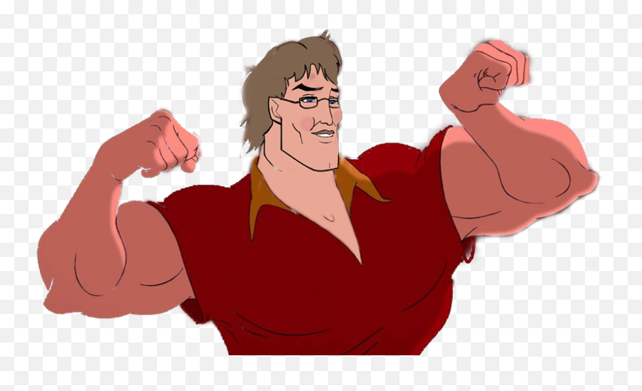 An Epic Beard - Gaston Transparent Png Gaston Png,Gabe Newell Png