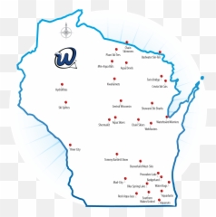 Wisconsin State Water Ski Show - Teams Map png