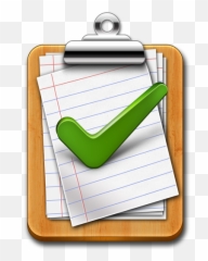 Registration - Clip Board With Tick png