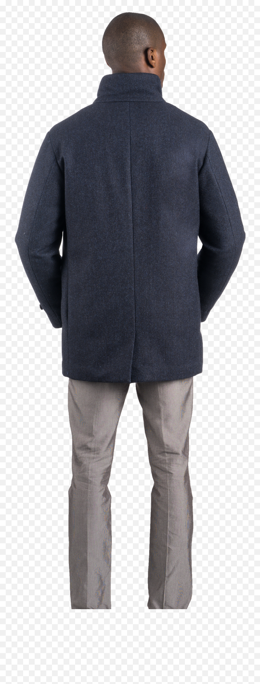 Cashmere Wool Car Coat British Blue Herringbone - Norwegian Wool Png,Icon 13 Jacket