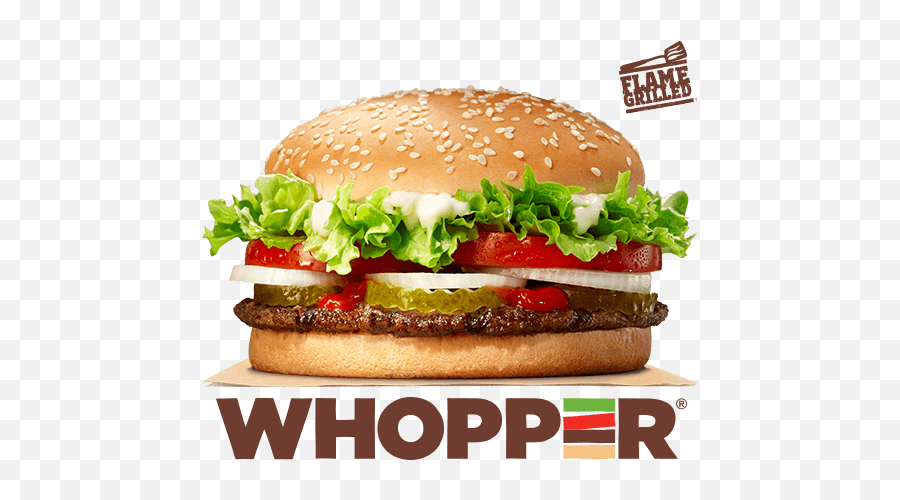 How To Get A Free Burger King Whopper Today - Burger King Whopper Png,Burger Transparent Background