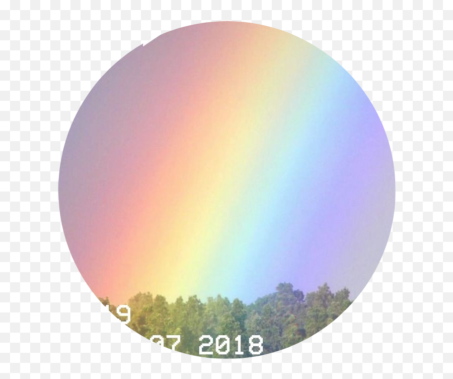 Tumblr Aesthetic Pastel Rainbow Icon Sticker By Closed - Rainbow Icon Aesthetic Png,Default Tumblr Icon