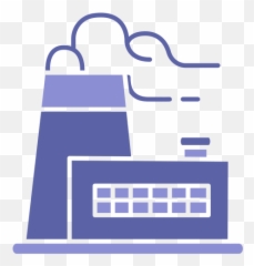Factory Silhouette Building Transparent Png U0026 Svg Vector - Nuclear Png