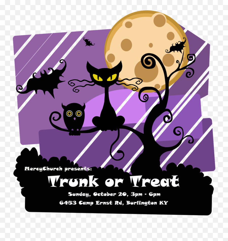 Trunk Or Treat Mercychurchnkyorg - Happy Halloween Boss Png,Trunk Or Treat Png