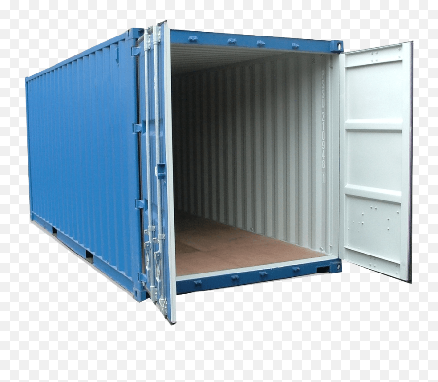 Blue Shipping Container Png Image - Transparent Shipping Container Png,Container Png