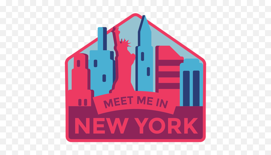 New York Meet Me In Statue Of Liberty Sticker - House Png,Statue Of Liberty Transparent