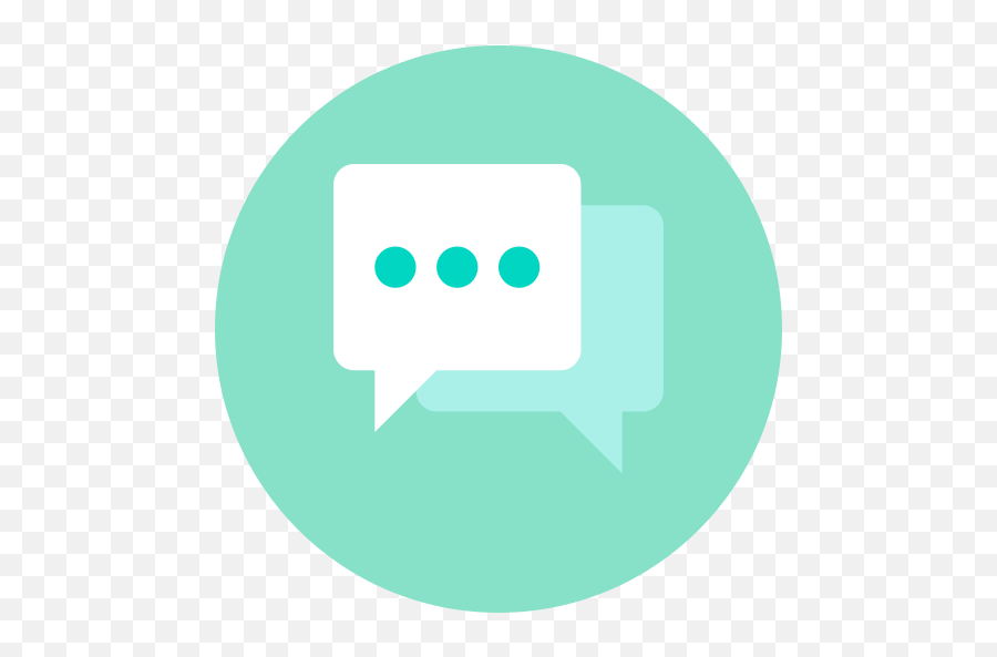 Chat Messages Bubbles Conversation Free Icon - Iconiconscom Png Chat App Icon Round,Conversation Icon
