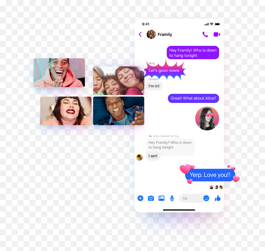 How To Create A Messenger Group Chat Open Facebook - Messenger Png,Messenger Icon Aesthetic