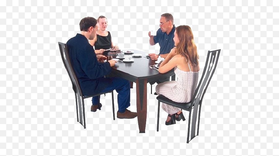 Download Hd Dinner Png - People Sitting At Table Transparent People Sitting At Table,People Sitting Png