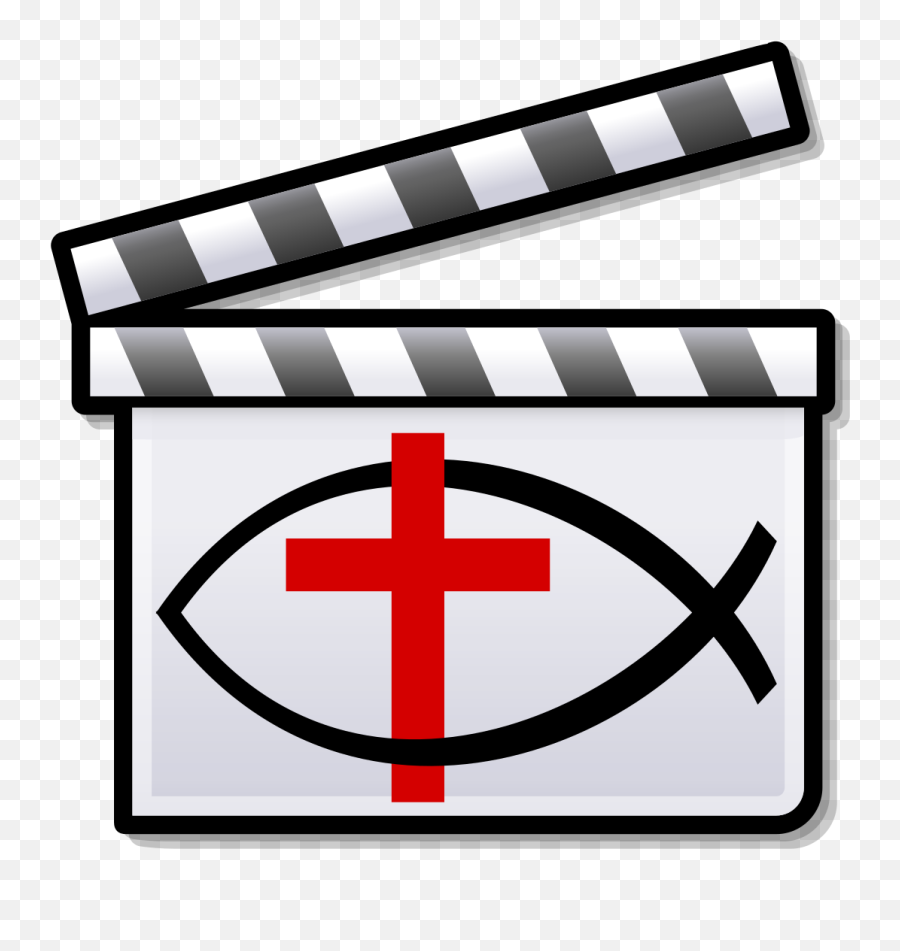 Filechristian Film Clapperboard Iconsvg - Wikimedia Commons Png,Movie File Icon