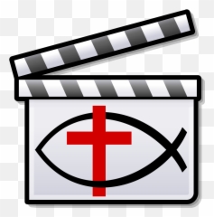 Filechristian Film Clapperboard Iconsvg - Wikimedia Commons png