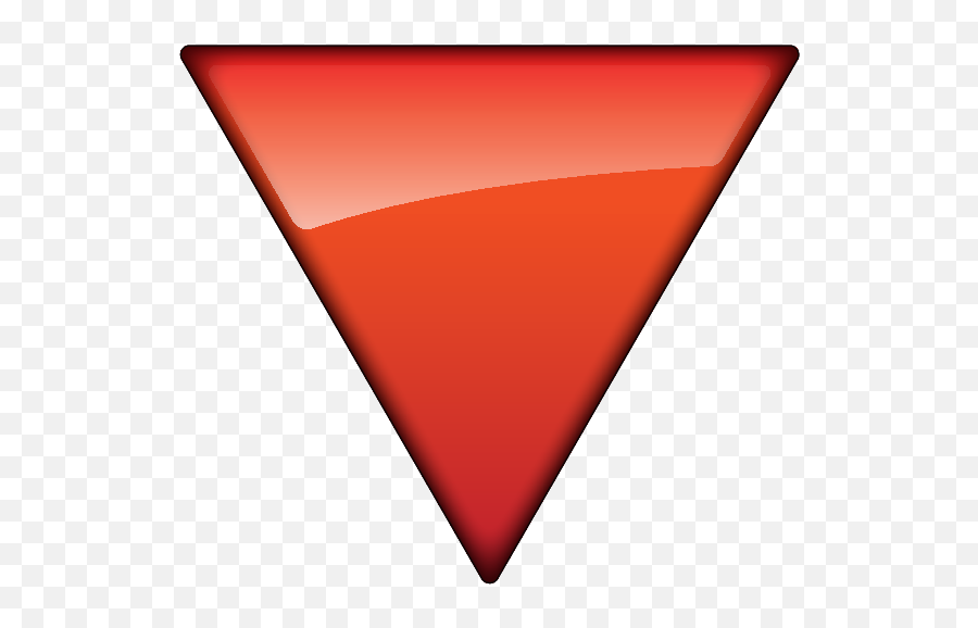 Emoji U2013 The Official Brand Red Triangle Pointed Down - U Triangle Png,Red Triangle Png