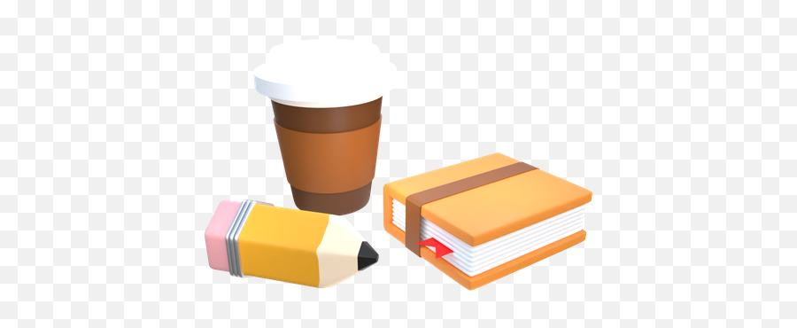Premium Stationary Tool 3d Illustration Download In Png Obj - Cup,Stationary Icon