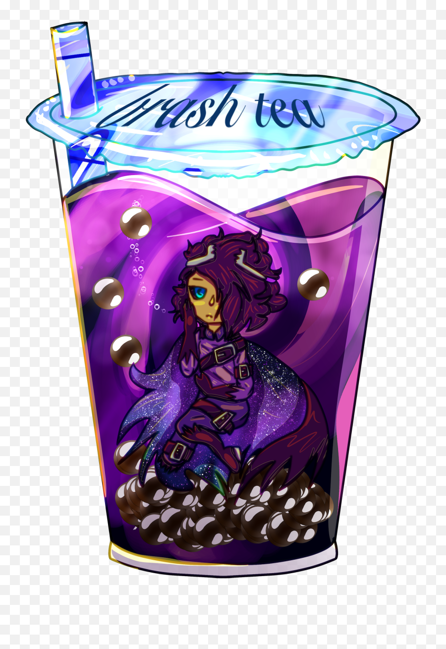 Boba Tea Undertale Stickers Holographic - Fictional Character Png,Undertale Folder Icon