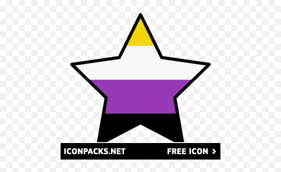 Free Non Binary Star Icon Symbol Png Svg Download - Metaverse Icon,Ace Icon