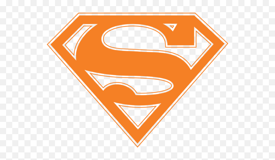 Orange Superman Logo - Superman Logo Png,Superman Logo Png
