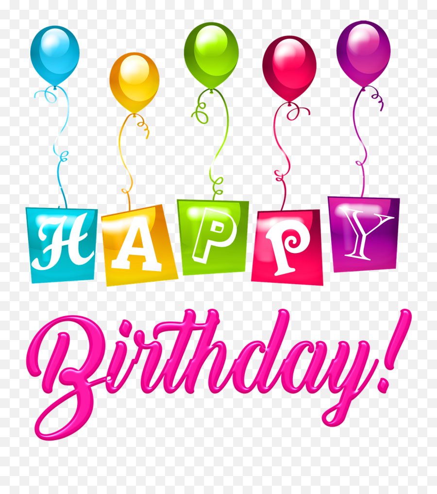 Happy Birthday Balloons Plastic - Free Image On Pixabay Happy Birthday Png,Happy Anniversary Png
