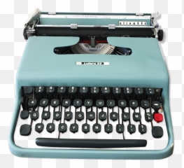 Olivetti Lettera 22 Blue Pastel Vintage Typewriter Selency - Machine Png,Typewriter Png