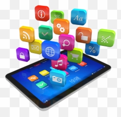 Ipad And Background - Software Application png