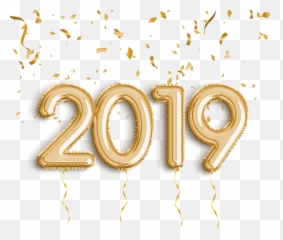 Happy New Year 2019 - Bonne Année Or png