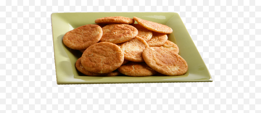 Plate Of Cookies Png Image - Snickerdoodle,Plate Of Cookies Png