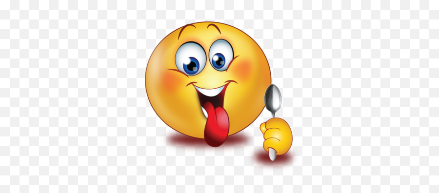 Hungry With Spoon Emoji Png Facebook Emojis
