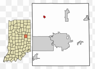 Delaware County Indiana - Map Boone County Indiana Png,Gaston Png