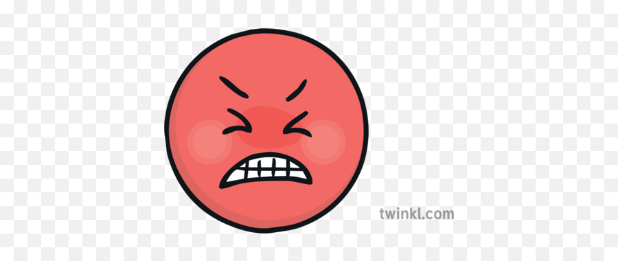 Angry Emoji Emotions Emoticon Icon Sen Ks1 Illustration - Twinkl Worried Emotions Png,Angry Emoji Png