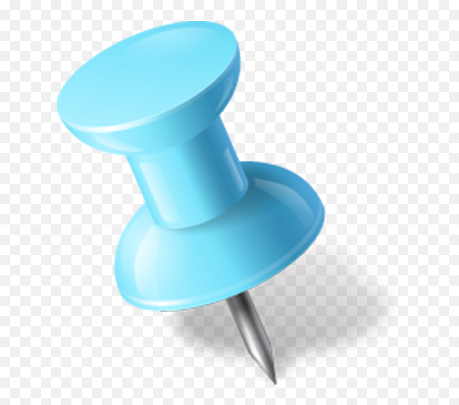 Blue Left Pushpin - Transparent Background Blue Push Pin Png,Pushpin Png