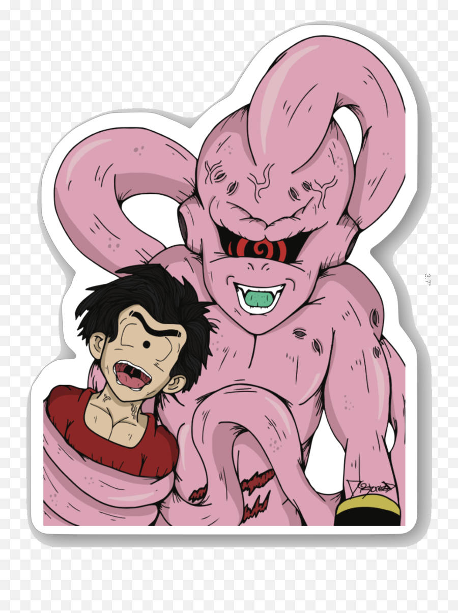 Distortedd Kid Buu Png