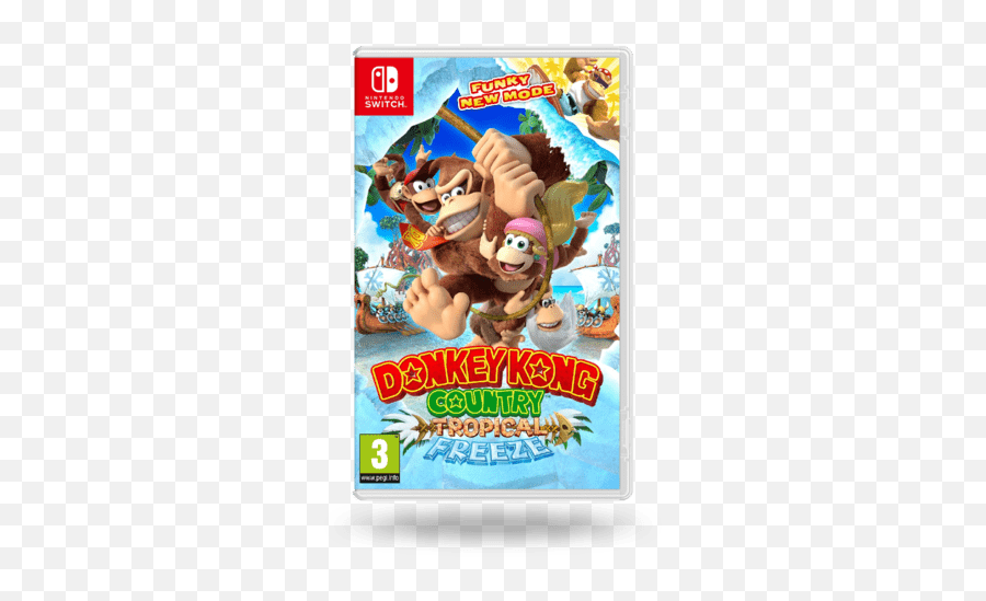 Donkey Kong Country Tropical Freeze Nintendo Switch Card - Nintendo Switch Jeux Mario Png,Diddy Kong Png