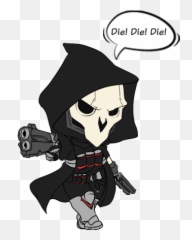 Overwatch Gaming Tshirt India Die - Cartoon Png,Reaper Overwatch Png