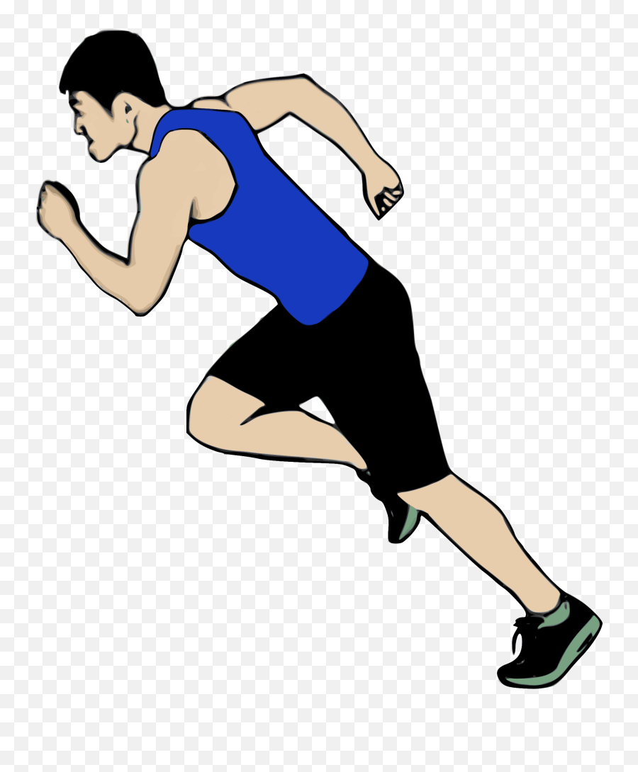 Clipart Sports Runner Transparent - Flashcards Verbs In English Png,Runner Png