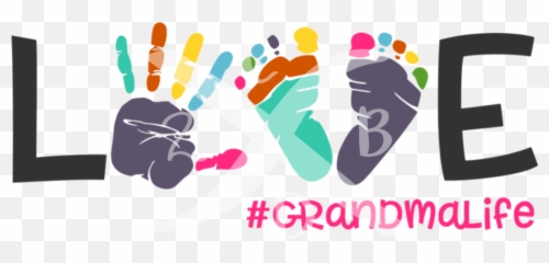 Grandmalife U2014 2 Crazy B Designs Vinyl Png Grandma