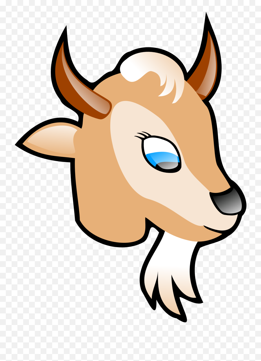 Goat A Clipart Of Taking Test And Via - Cartoon Png Thewolf And The Seven Goats,Goat Emoji Png