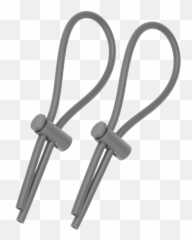 Electraloops Adjustable Rubber Electro Cock Rings - Estim Cock Rings Png,Cum Transparent Background