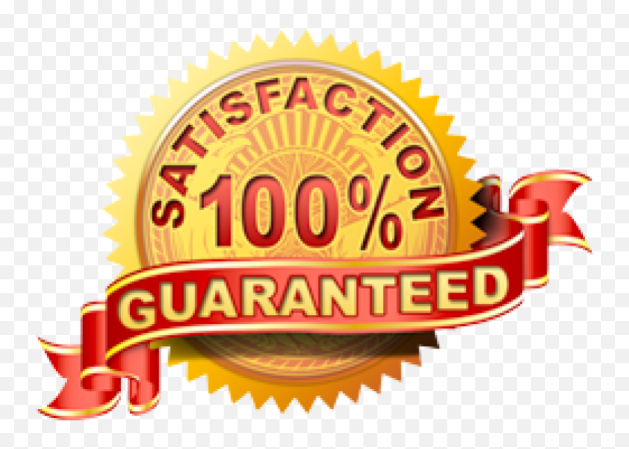 Download Hd Satisfaction Guaranteed - 100 Satisfaction Satisfaction Guaranteed Png,Guarantee Png